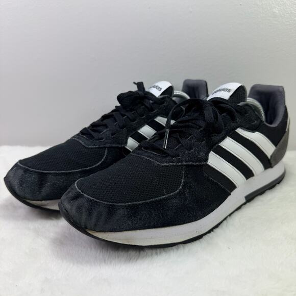 Adidas Retro Run Black/White Lifestyle Running Sneakers – Men’s US 11 - Picture 2 of 10